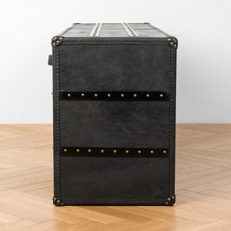 Комод-сундук Путешественник, чёрное дерево Traveller Sideboard, Black Wood RM