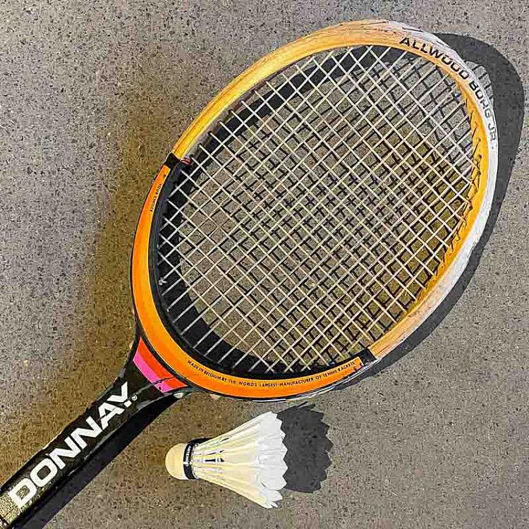 Винтажная ракетка и воланчик 5 Vintage Racket And Shuttlecock 5