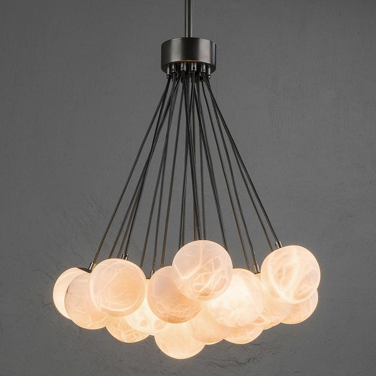 Люстра Галактика 19 планет Плеяды, S Galaxy 19 Pleiades Chandelier Small OZ