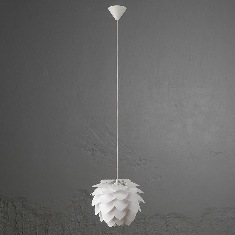 Подвесной светильник Сильвия на белом проводе, S Silvia Hanging Lamp With White Cord Mini