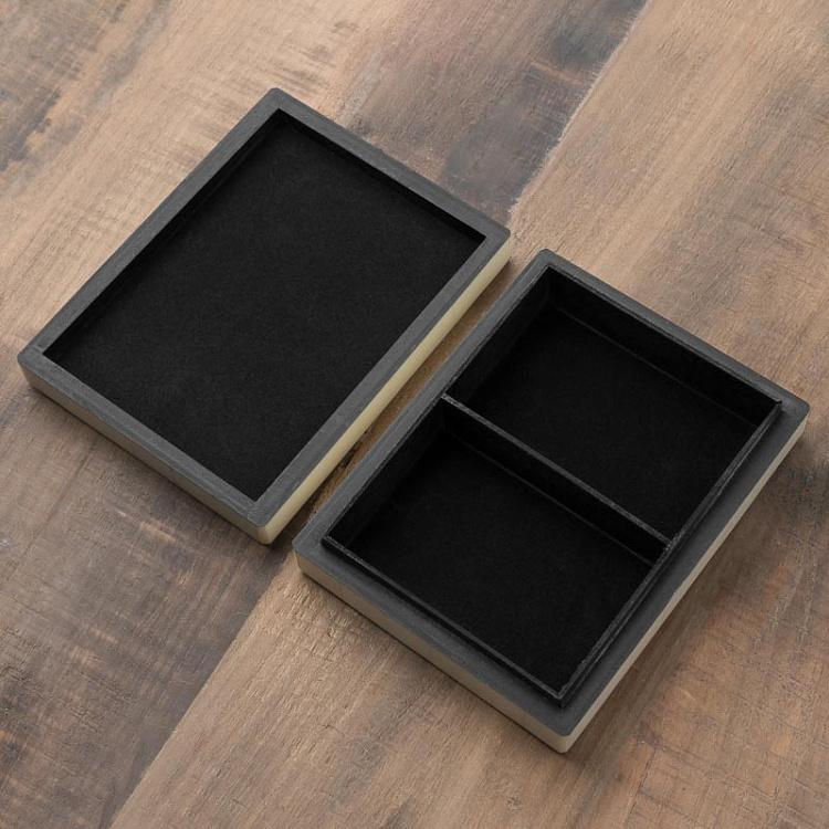 Белая шкатулка с набором из двух колод карт White Card Games Box