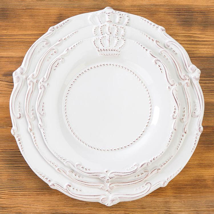 Обеденная тарелка Луи, M Louis Crown Dining Plate Medium