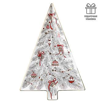 New Year Christmas Tree Dish