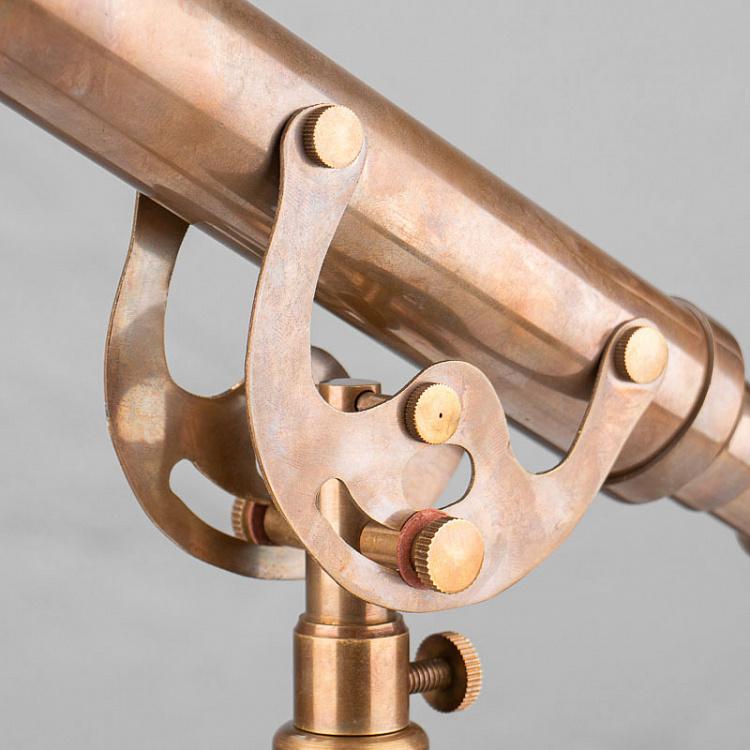 Двойной латунный телескоп на треноге Плеяда Double Brass Telescope On Stand Pleiade