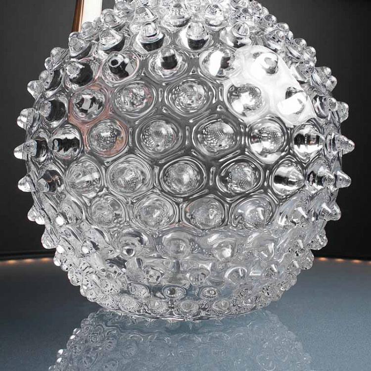 Кувшин Диамант с золотой ручкой Pitcher Hobnail With Golden Handle Large