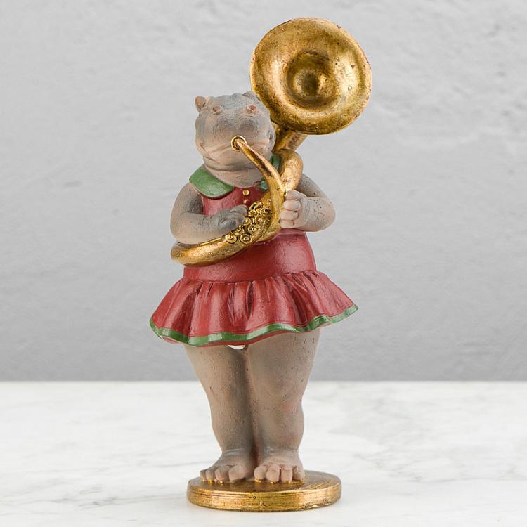Статуэтка Миссис Гиппо с трубой Mrs Hippo With Tuba