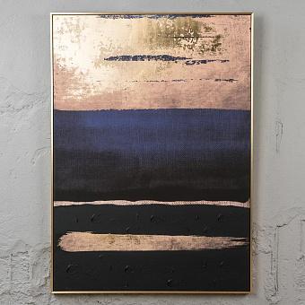 Принт на холсте Canvas Picture With Golden Frame Sunset