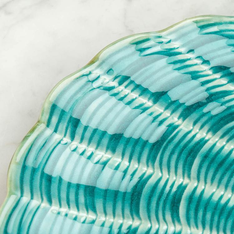 Сервировочное блюдо Морская ракушка, L Aqua Shell Dish Large