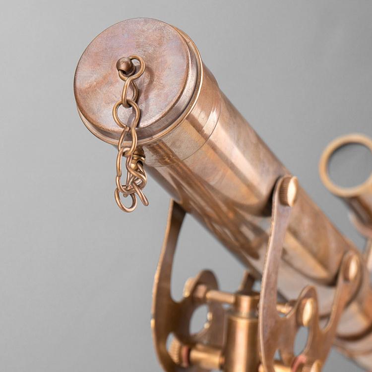 Двойной латунный телескоп на треноге Плеяда Double Brass Telescope On Stand Pleiade