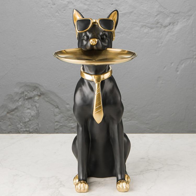 Подставка для мелочей и украшений Собака Санни Dog Sunny With Tray Figurine