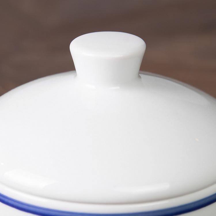 Сахарница из серии Синяя полоска Filo Blue Sugar Bowl