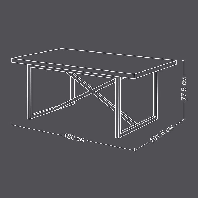 Обеденный стол Лодка, M Boat Dining Table Medium SA