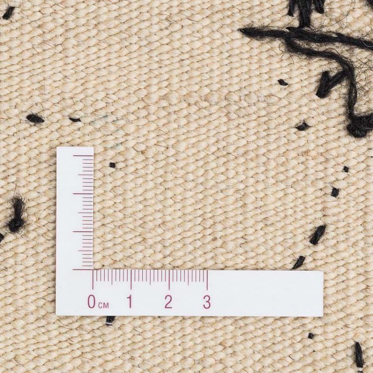 Безворсовый ковёр Килим Аддис Абеба чёрный Kilim Addis Ababa Black