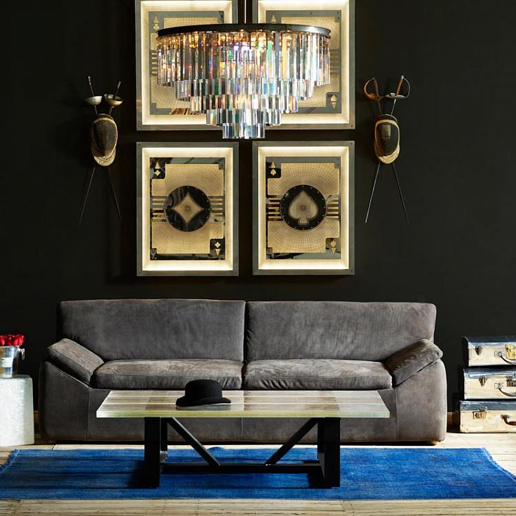 Арт-объект с подсветкой Туз Треф  Hustle Ace Of Clubs