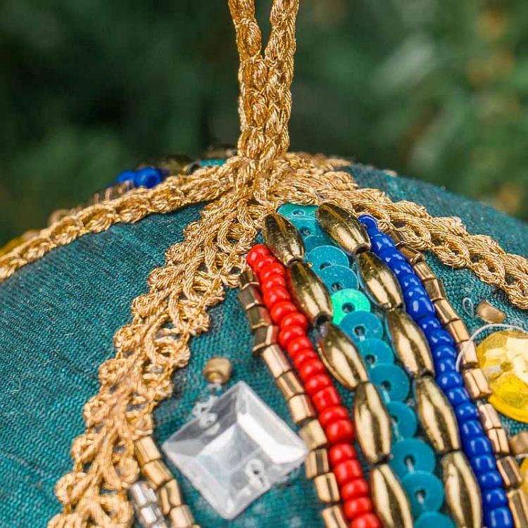 Ёлочный шар с этническим орнаментом Ethnic Ornament Ball 8 cm