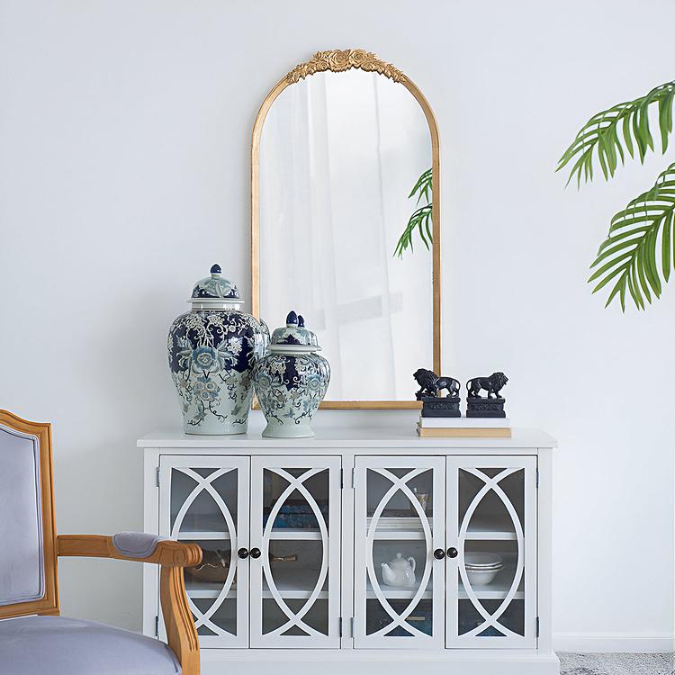 Ваза Брин с крышкой и цветочным узором Bryn Ginger Jar Large