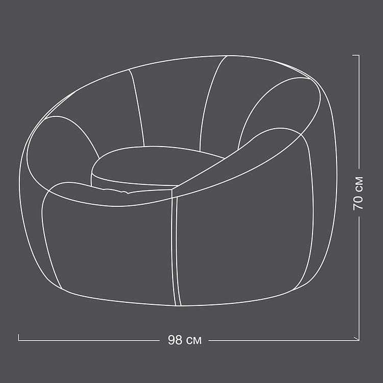 Вращающееся кресло Метц Metz Swivel Chair RM