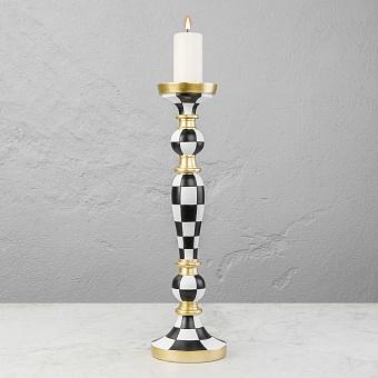 Checkered Candlestick Large
