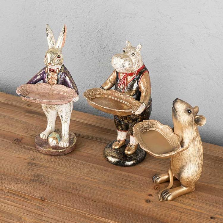 Подставка для мелочей и украшений Гиппопотам Hippo Plate