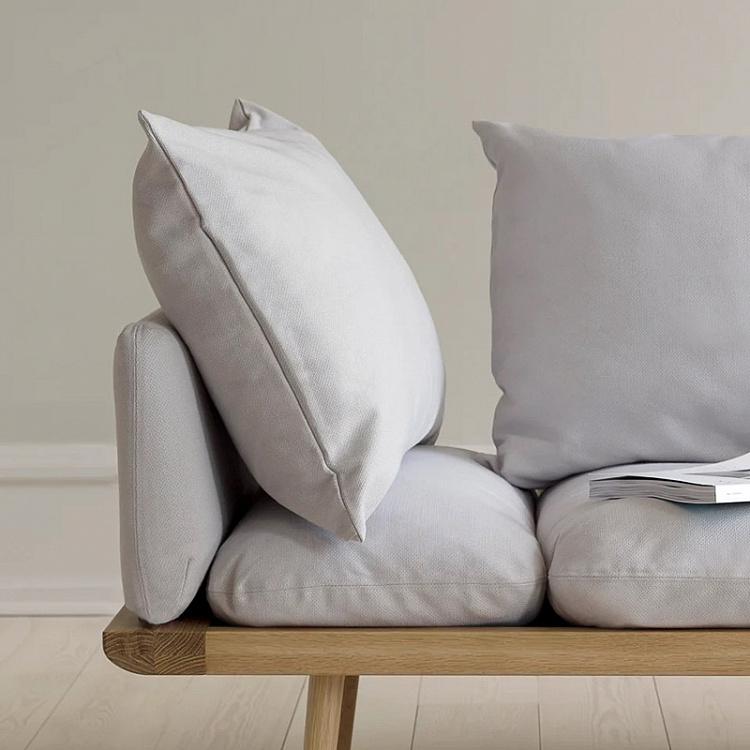 Двухместный диван Бездельник, светлые ножки Lounge Around 1,5 Seater, Oak