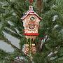 Ёлочная игрушка Hanging Cuckoo Clock 11 cm