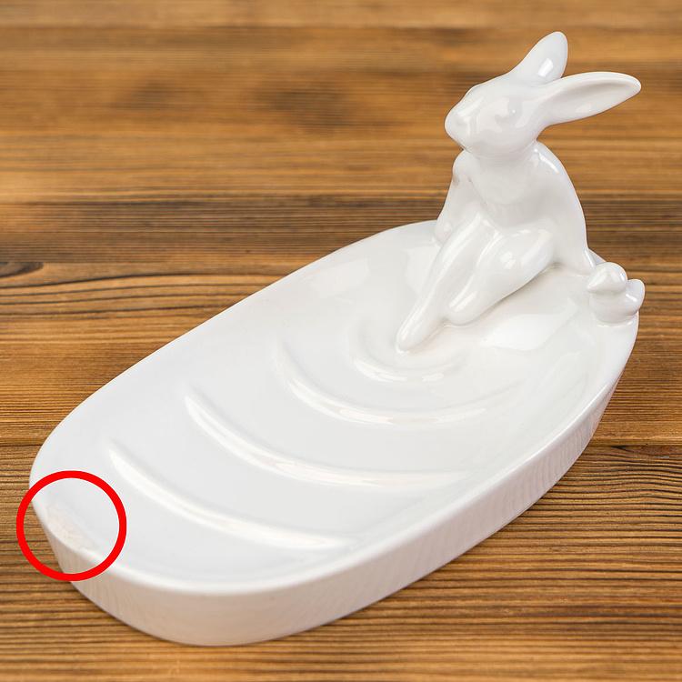 Мыльница с кроликом и уточкой дисконт2 Rabbit And Duck Soap Dish discount2