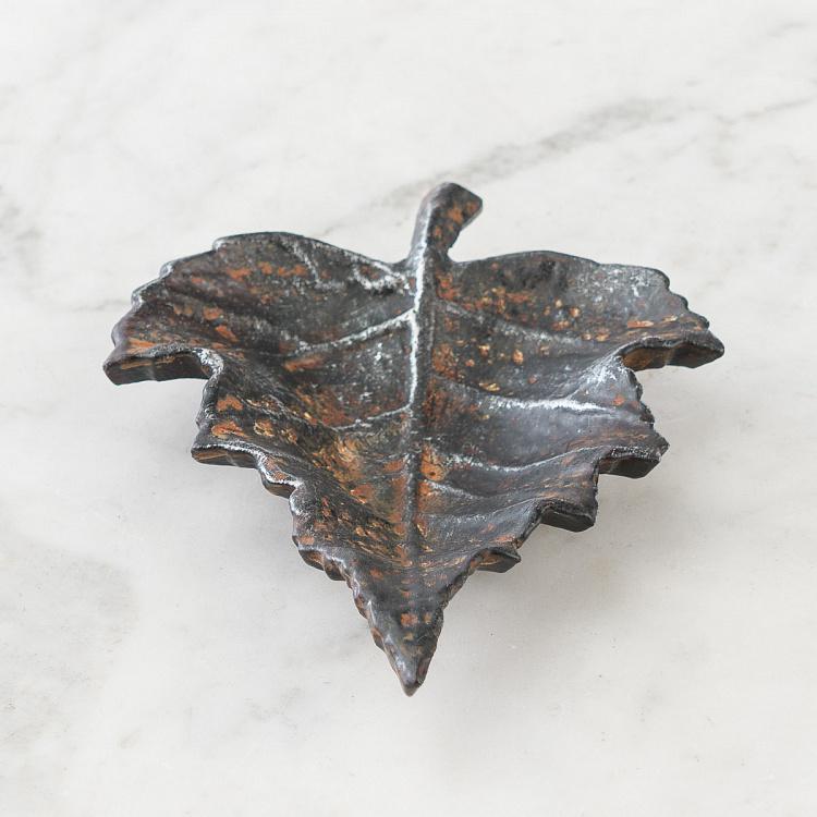 Набор из трёх подставок для мелочей Листья Set Of 3 Leaves Trinket Trays