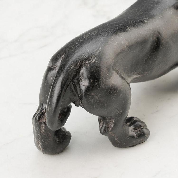 Статуэтка Антрацитовая такса Dachshund Anthracite