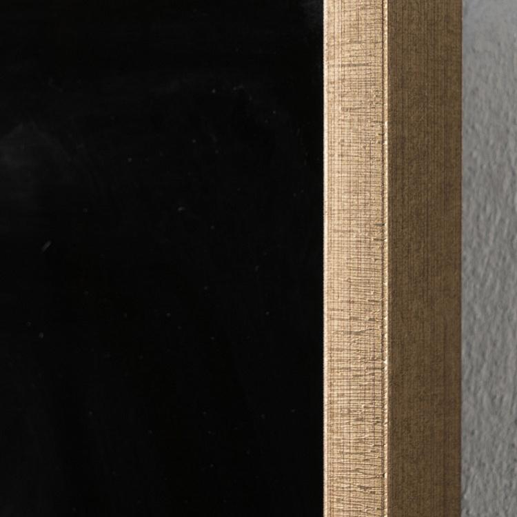 Фото-принт в золотой раме Фламинго Picture With Golden Frame Flamingo