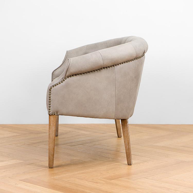 Двухместный кожаный диван Маршал, песочные ножки Marshall 2 Seater, Oak Sandwashed Leather