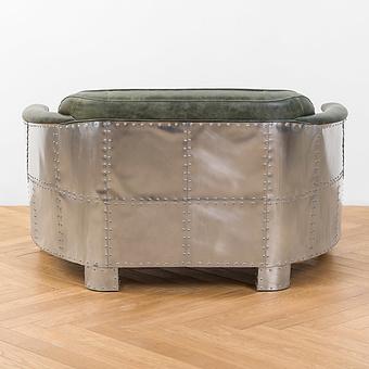 Двухместный диван Liner 2 Seater PF натуральная кожа Matcha Grain