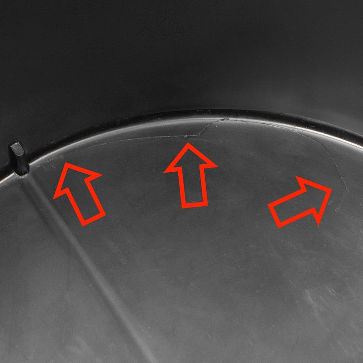 Кашпо-чаша Эффектори Металл золотая патина, L дисконт Effectory Metal Bowl Pot Rough Gold Patina Large discount