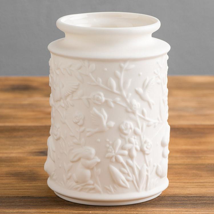 Ёмкость для хранения цвета слоновой кости Сказочный сад Pot Fairy Garden Ivory