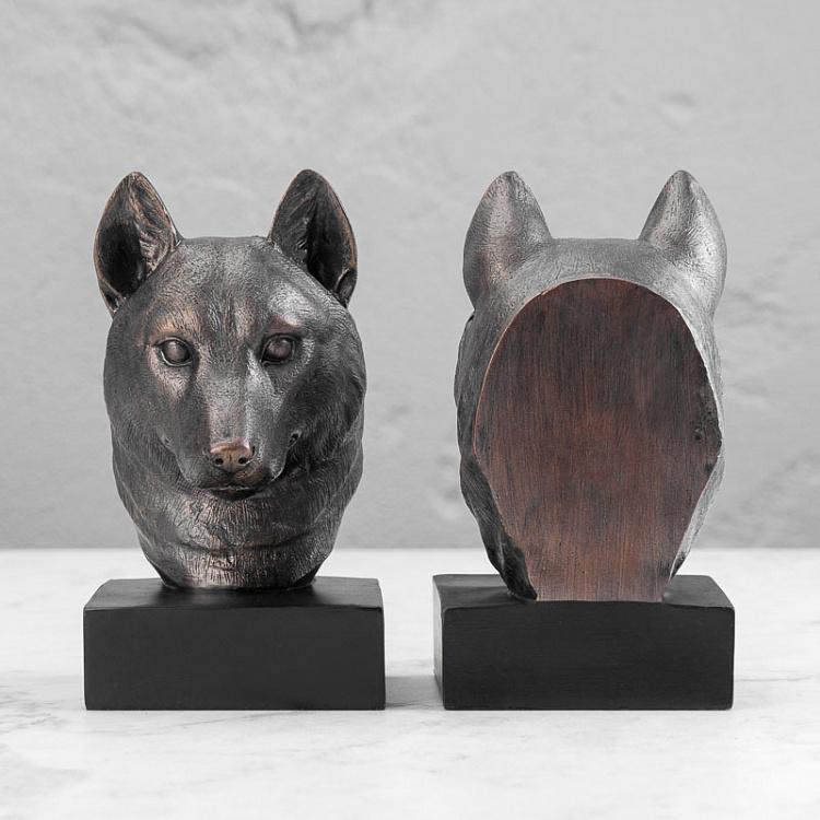 Набор из двух держателей для книг Лисицы Bookend Foxes