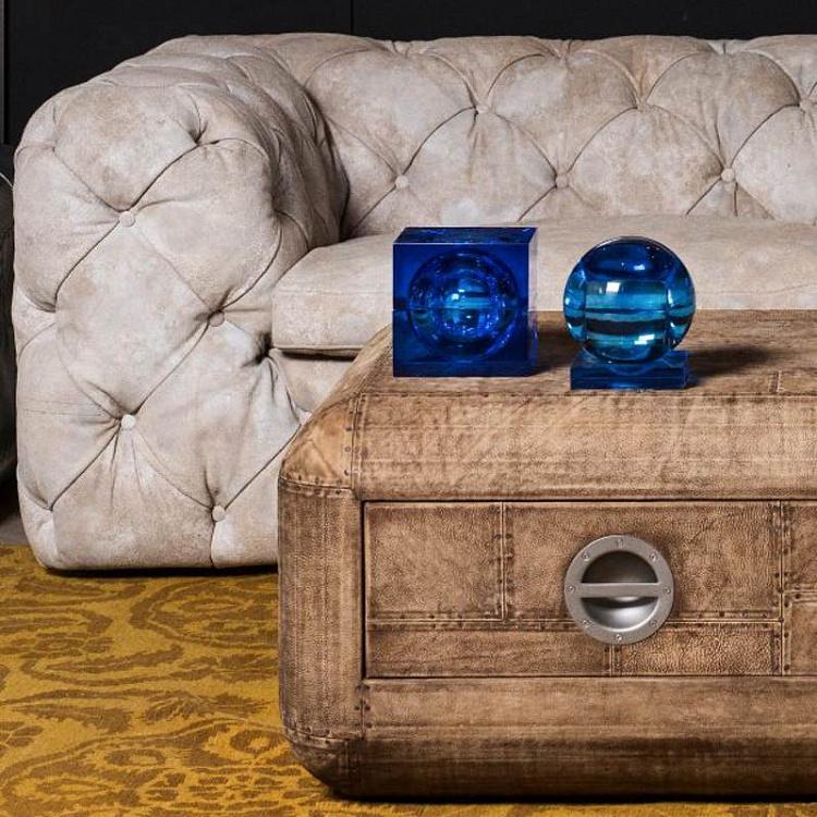 Статуэтка куб со сферой внутри Бичд, S Beached Cube With Sphere Small