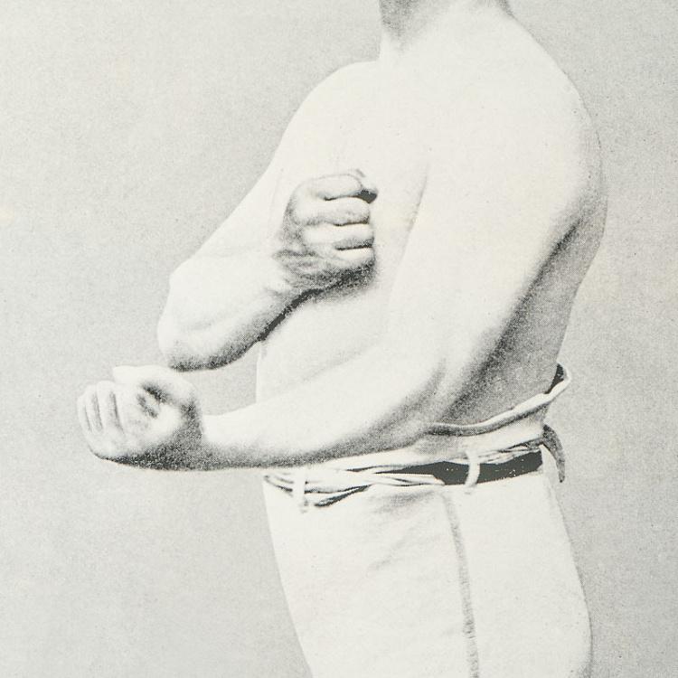 Фото-принт в раме Боксер Джо Госс Sporting Boxer Joe Goss