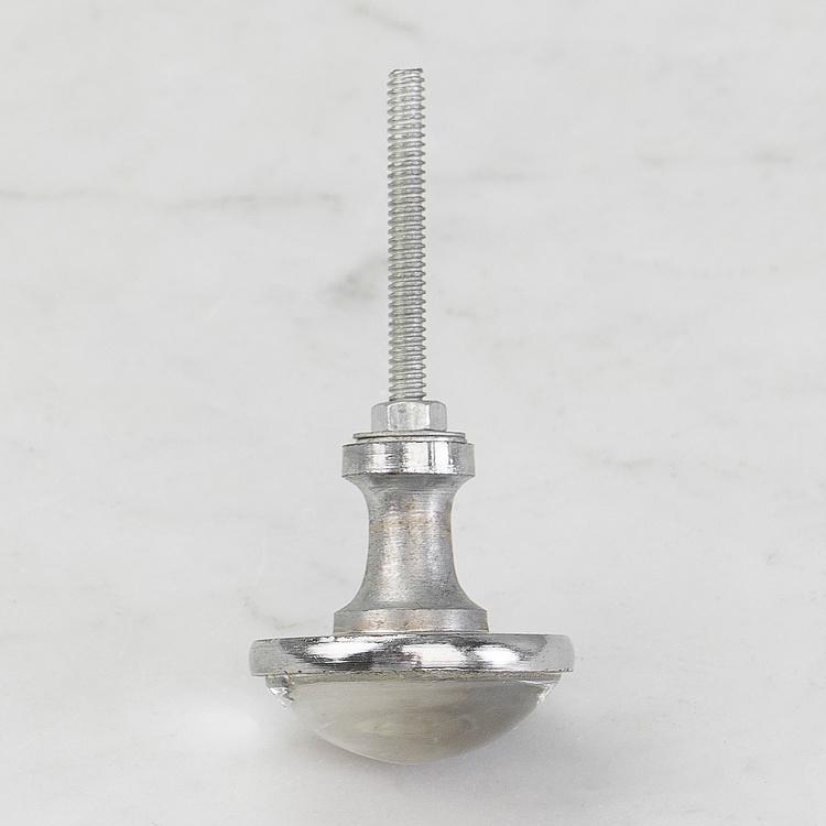 Стеклянная мебельная ручка Винтажная карта Vintage Map Metal Glass Knob