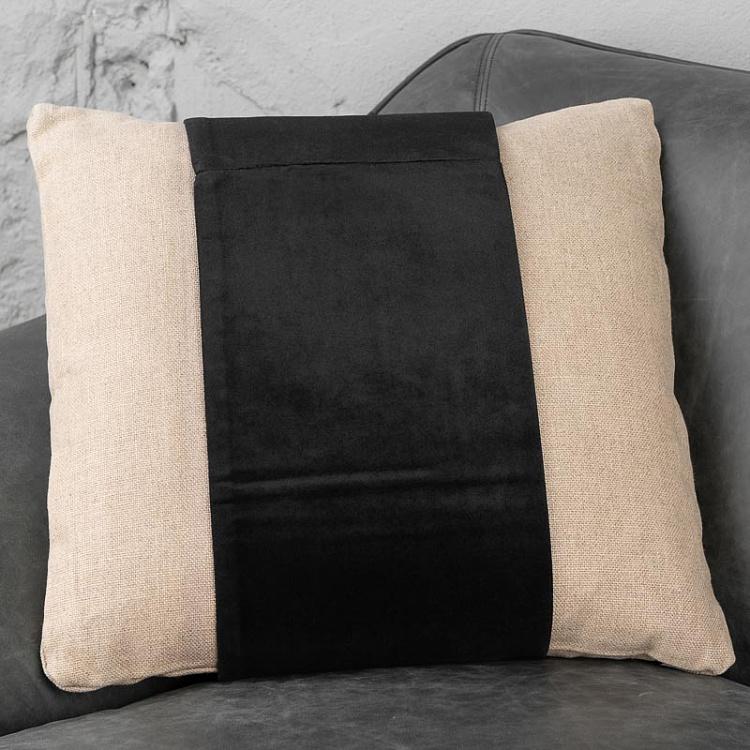 Декоративная льняная подушка 70 70 Cushion