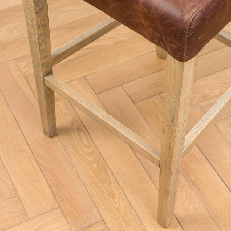 Барный стул Кровавая Мэри, светлые ножки Bloody Mary Barstool, Oak Brown