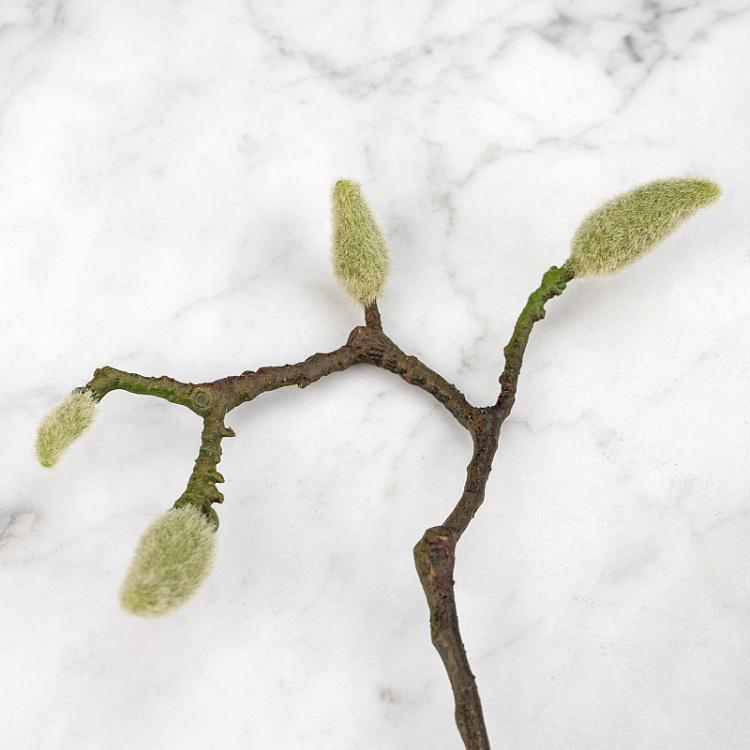 Искусственная магнолия белая Magnolia Branch White 75 cm