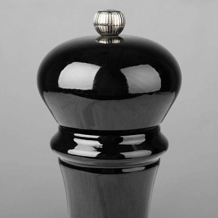 Электрическая мельница для перца Париж, чёрный лак Paris Electric Pepper Mill Black Gloss