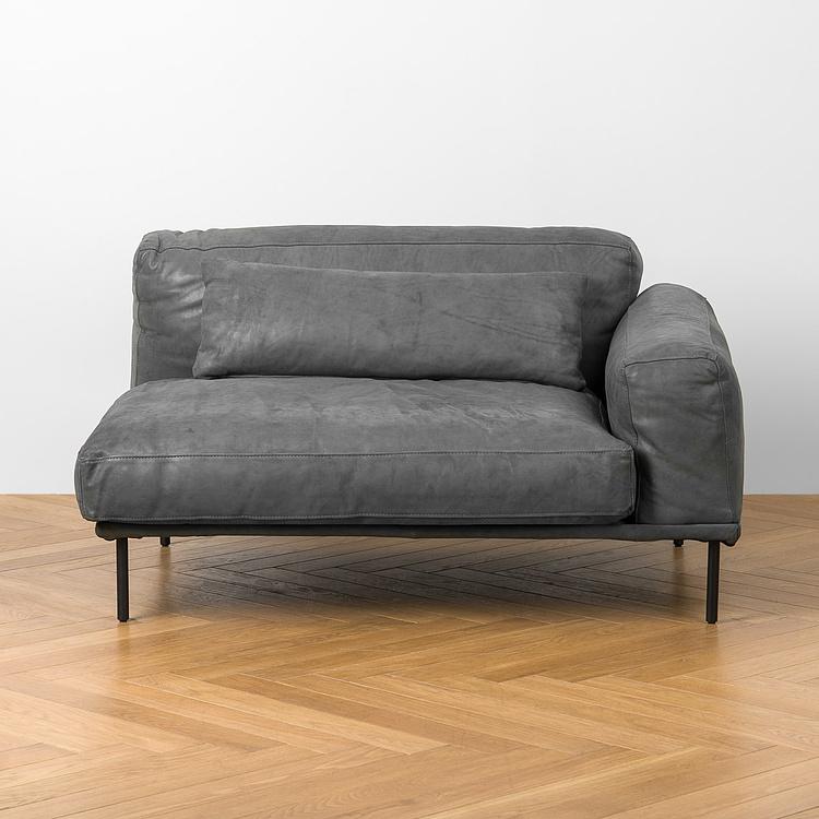 Угловой модульный кожаный диван Студио Studio Group Leather