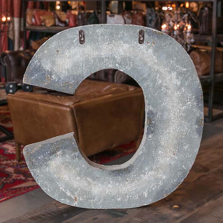 Декоративная буква C, L Uncle David Letter C Large