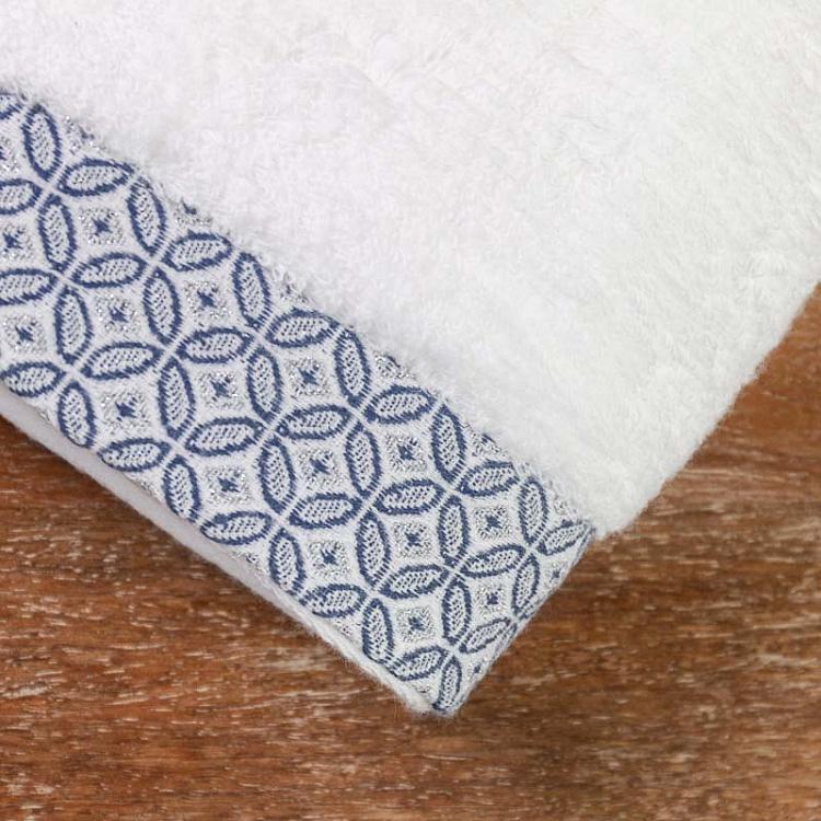 Банное полотенце с тёмно-синим узором, 60x120 см WA Komon Shippotunagi Bath Towel Dark Blue 60x120 cm