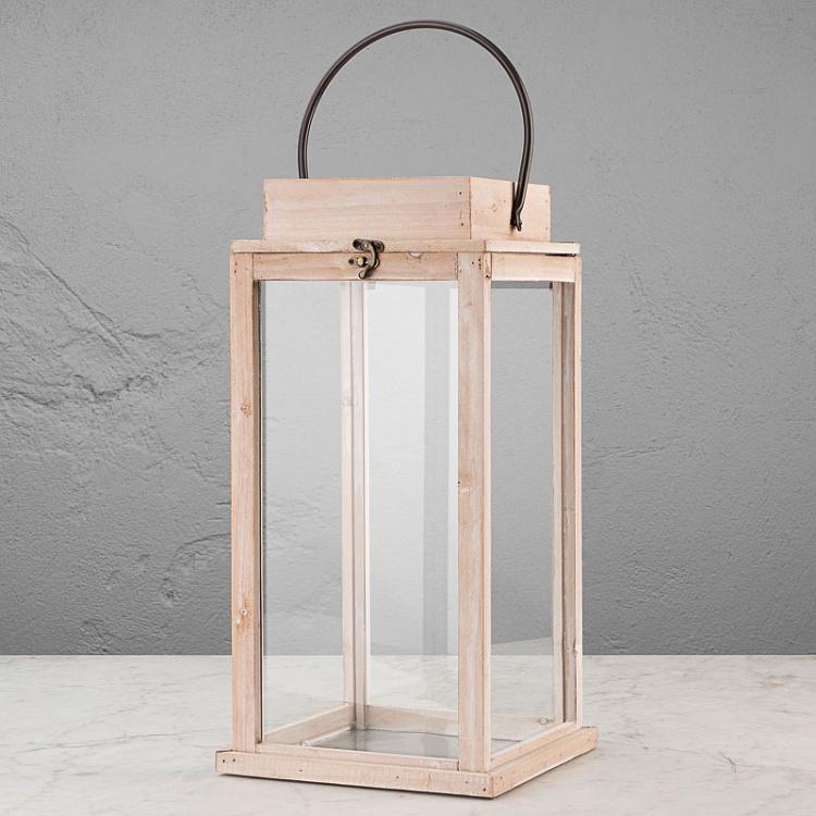 Набор из двух подсвечников Род-Айленд Set Of 2 Lanterns Rhode Island White Brushed