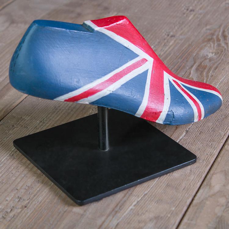Статуэтка обувная колодка, S Shoe Mould Blue And Red Small