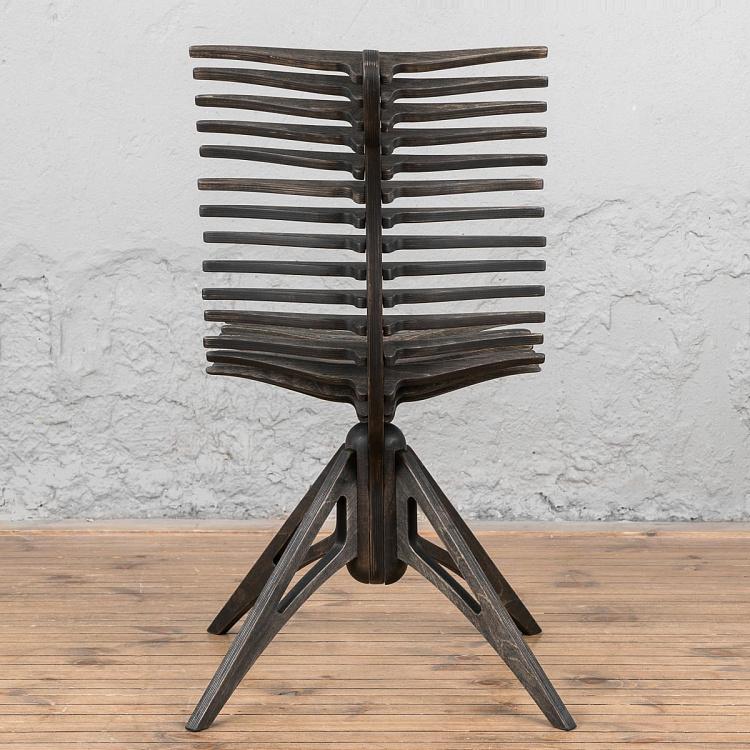 Тёмный стул Скелетон Skeleton Chair Dark Oil