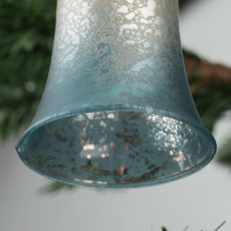 Ёлочная игрушка Снежный колокольчик Snow Bell 9 cm