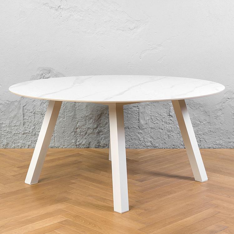 Садовый круглый обеденный стол Рози Rosi Round Dining Table