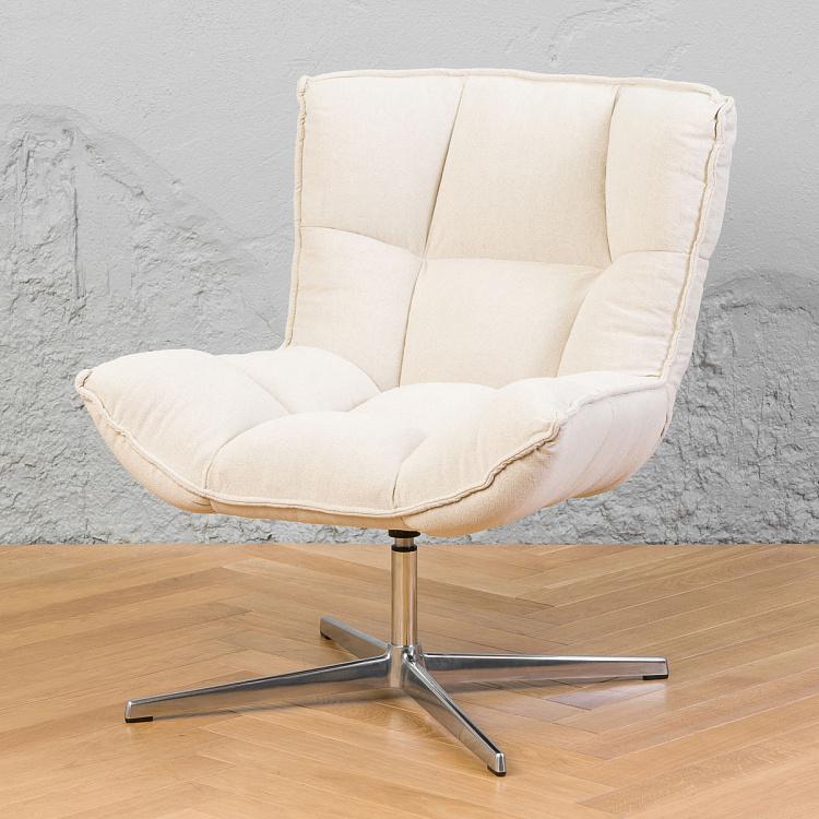 Рабочее кресло Центр, серебристый металл Center Swivel Office Chair, Silver Metal Base RM